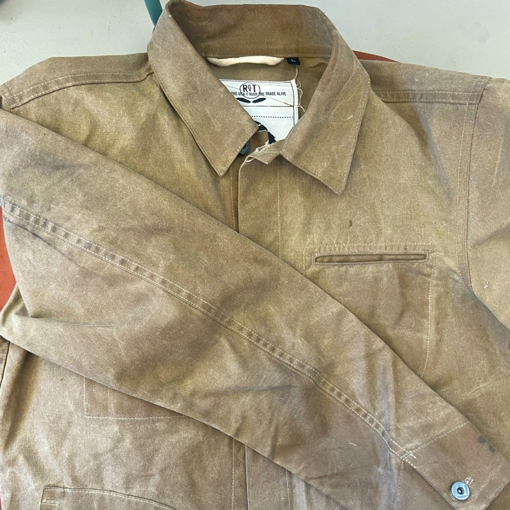 Men’s Rogue Territory Waxed Cotton Chore Jacket Size L